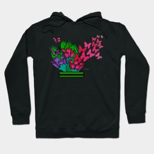 Flowers and Butterflies Hoodie